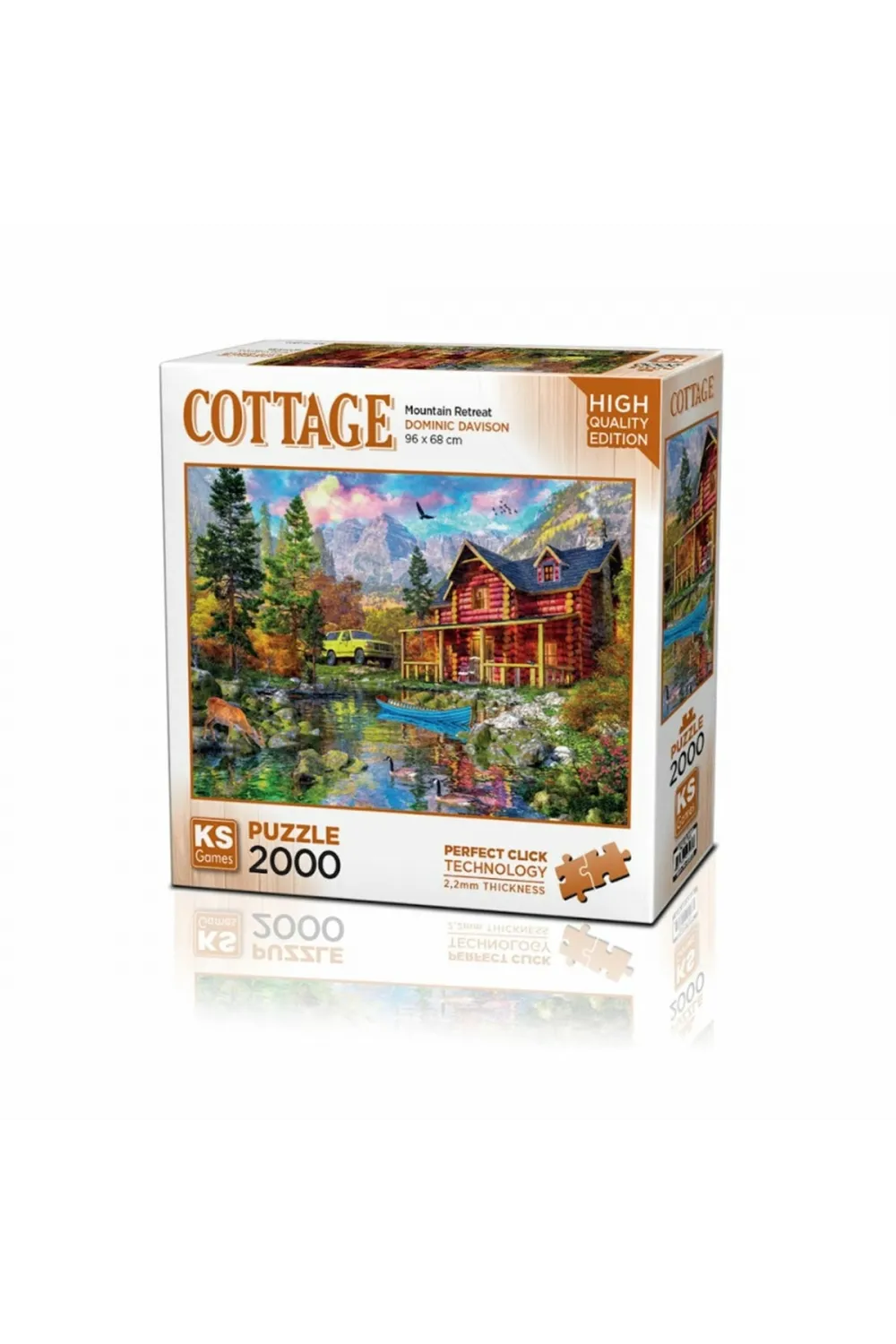 22513 Mountain Retreat 2000 Parça Puzzle -KS