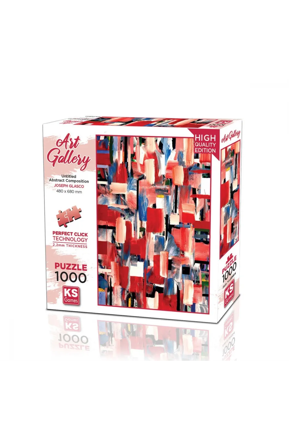 20664 Untitled Abstract Composition 1000 Parça Puzzle