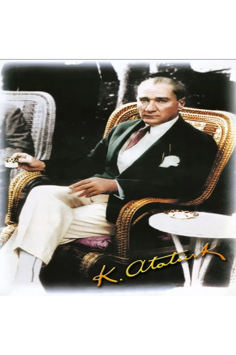 20060 Kahve İçen Atatürk 500 Parça Puzzle -KS Puzzle