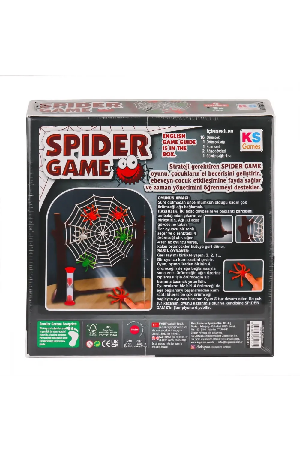 25131 Spider Game TR-ENG -KS Games