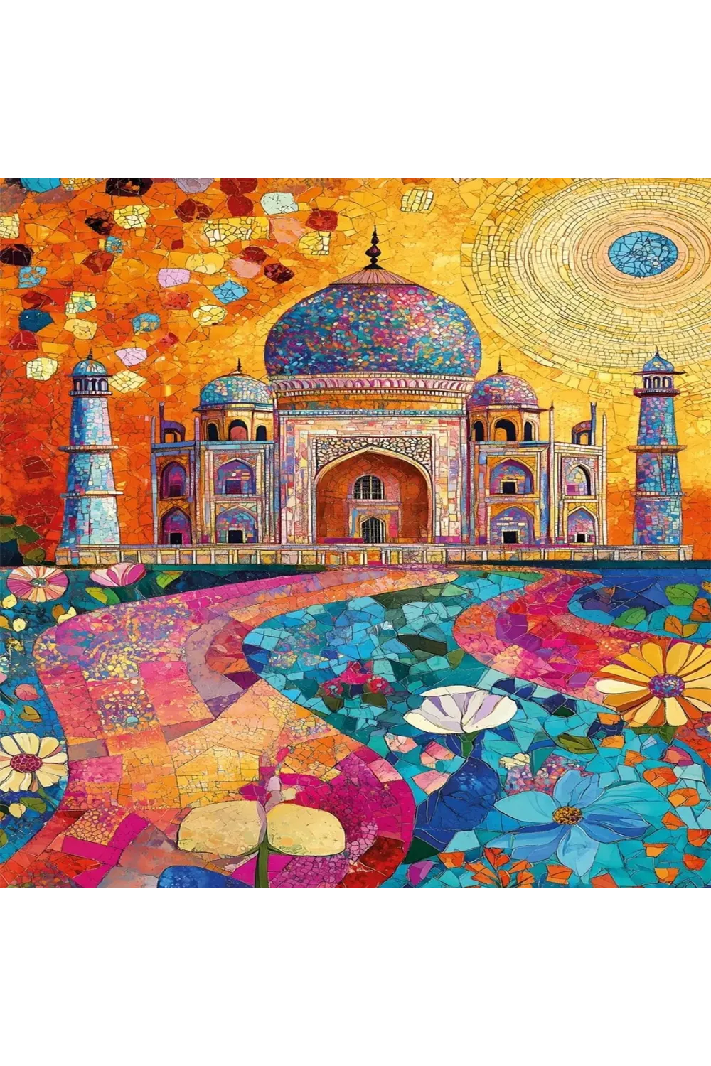 20092 PUZZLE 500 MOSAİC TAJ