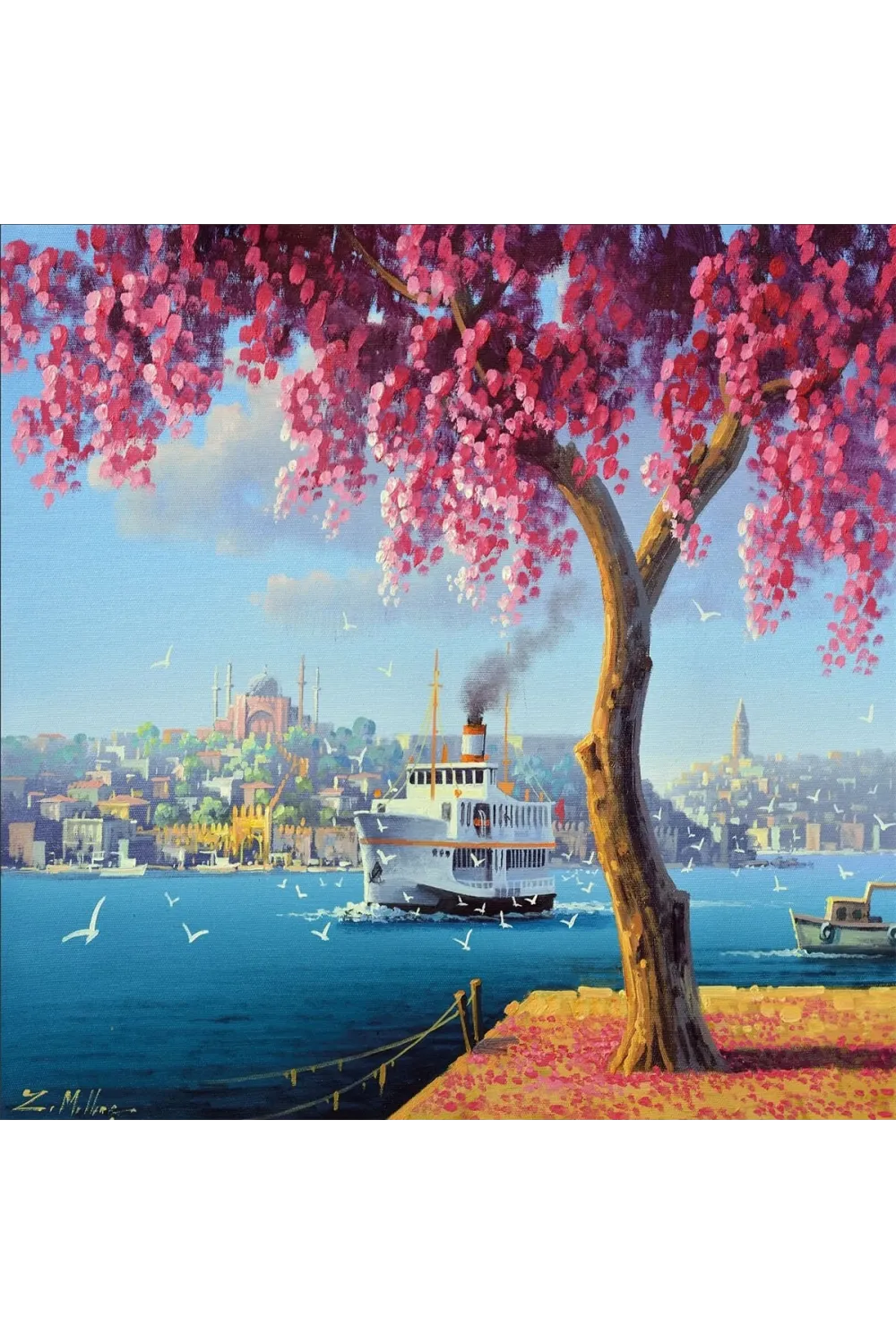 20744 PUZZLE 1000 HAGLA SOPHİA AND FERRY