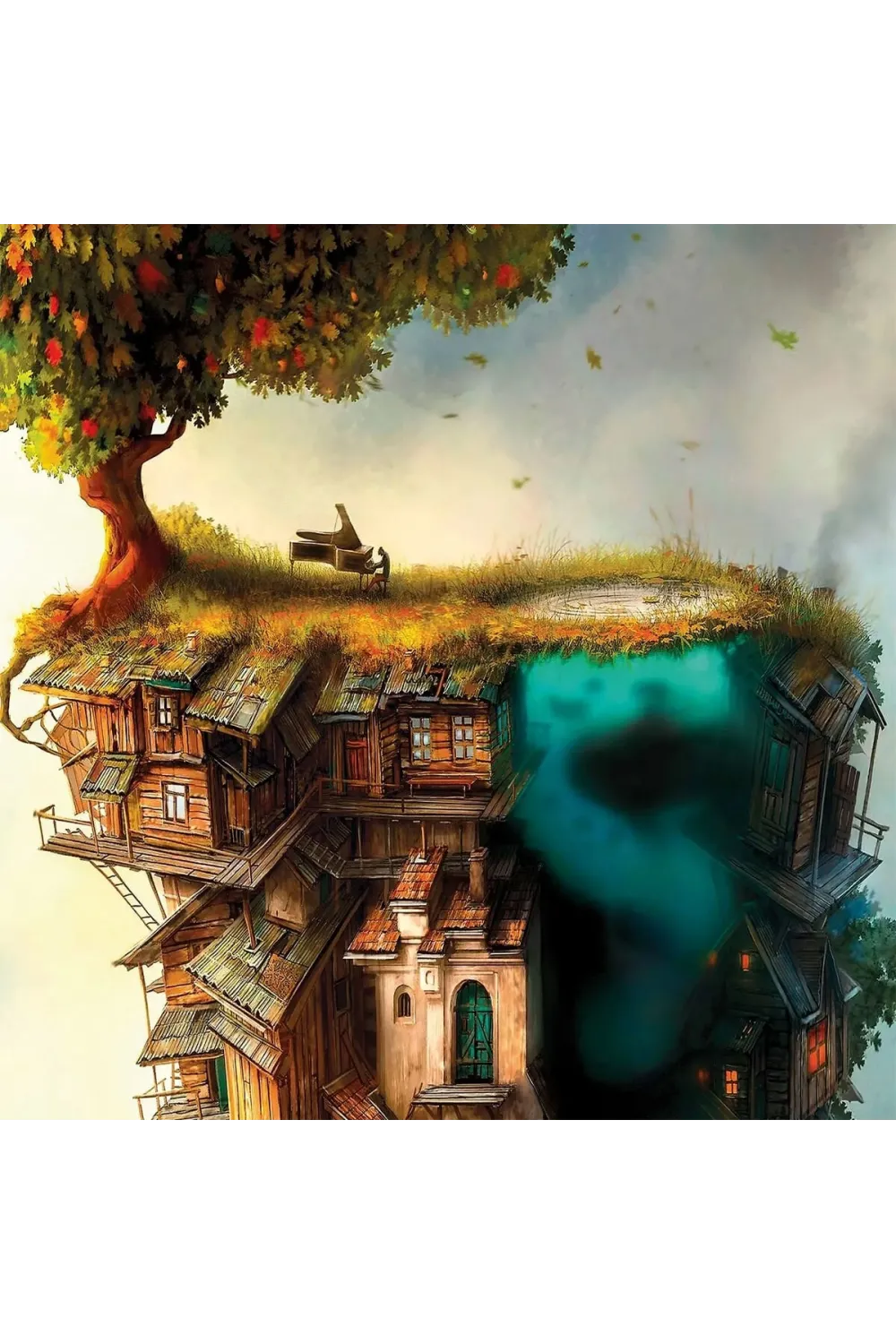 20777 PUZZLE 1000 PLANİST ON THE ROOFTOP