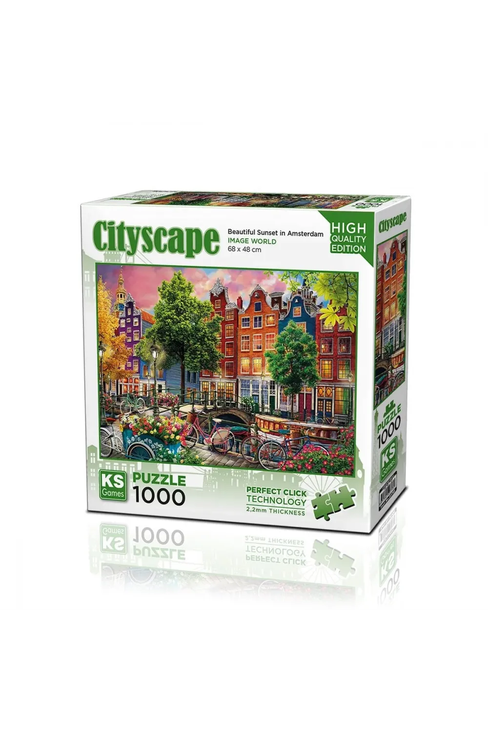 20793 PUZZLE 1000 BEAUTİFUL SUNSET İN AMSTERDAM