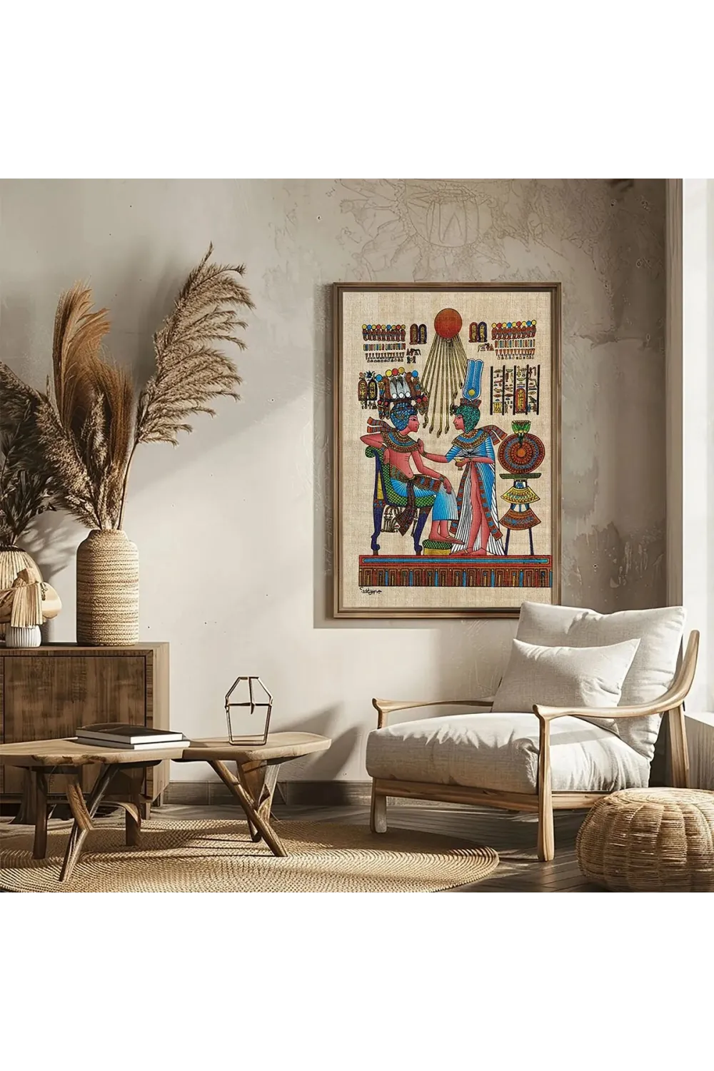 20743 PUZZLE 1000 PAPİRUS THRONE OF TUTANKHAMUN