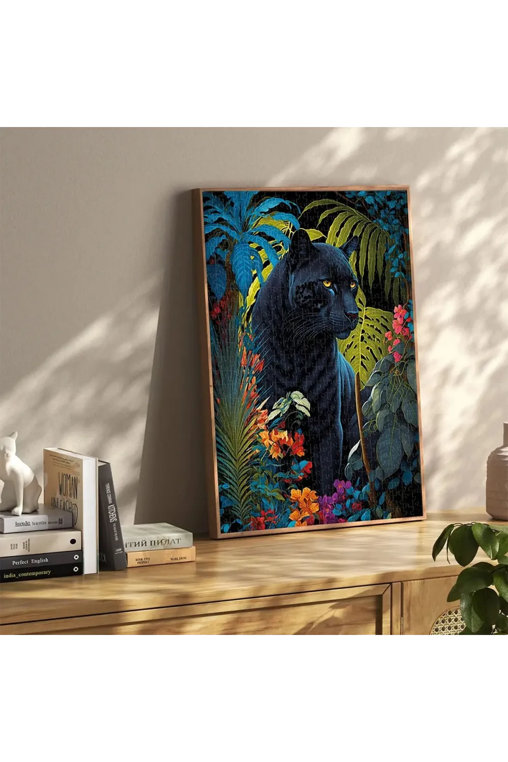20071 PUZZLE 500 Black Panther With a Tropical