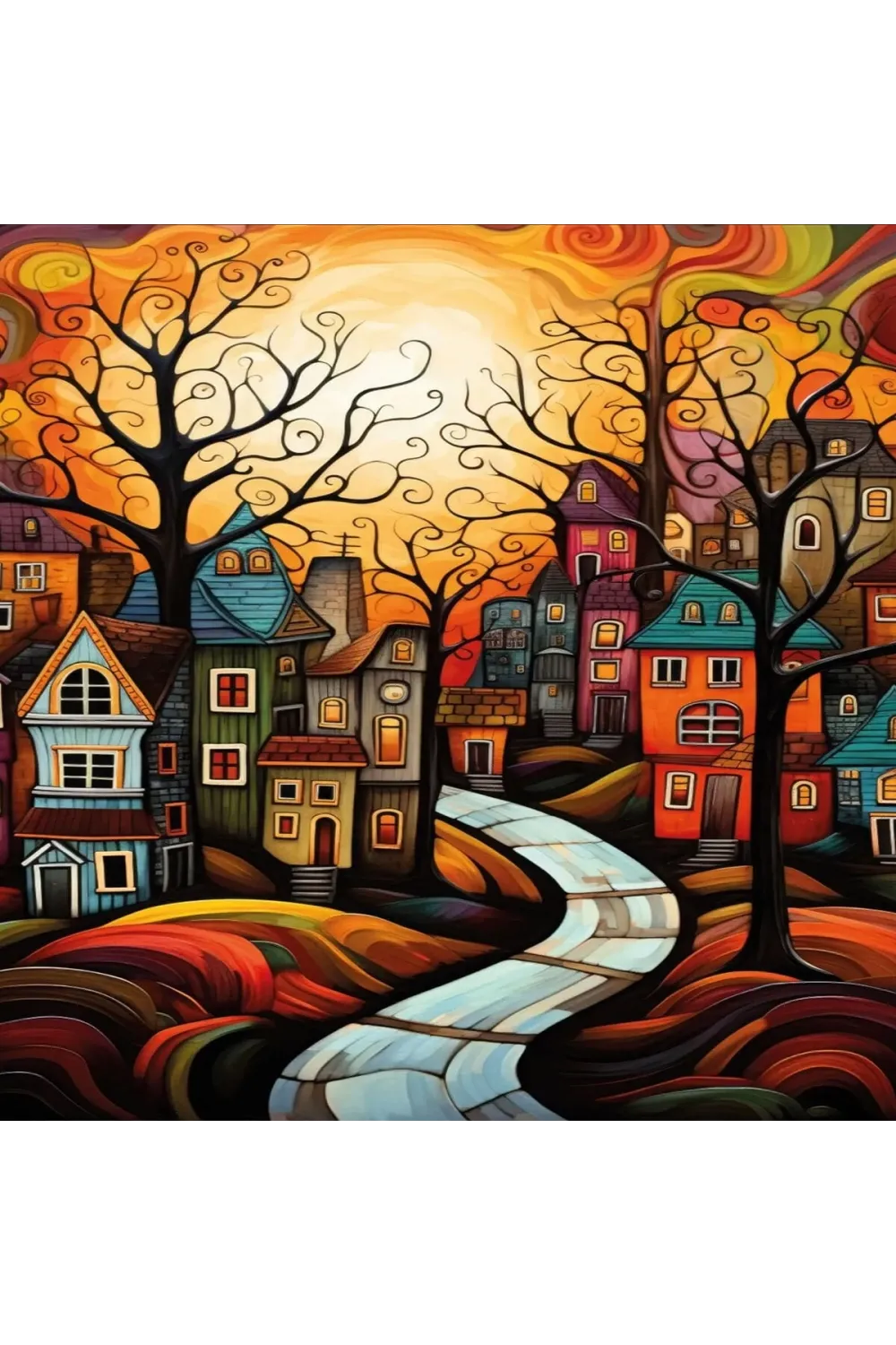 20076 PUZZLE 500 HOUSES