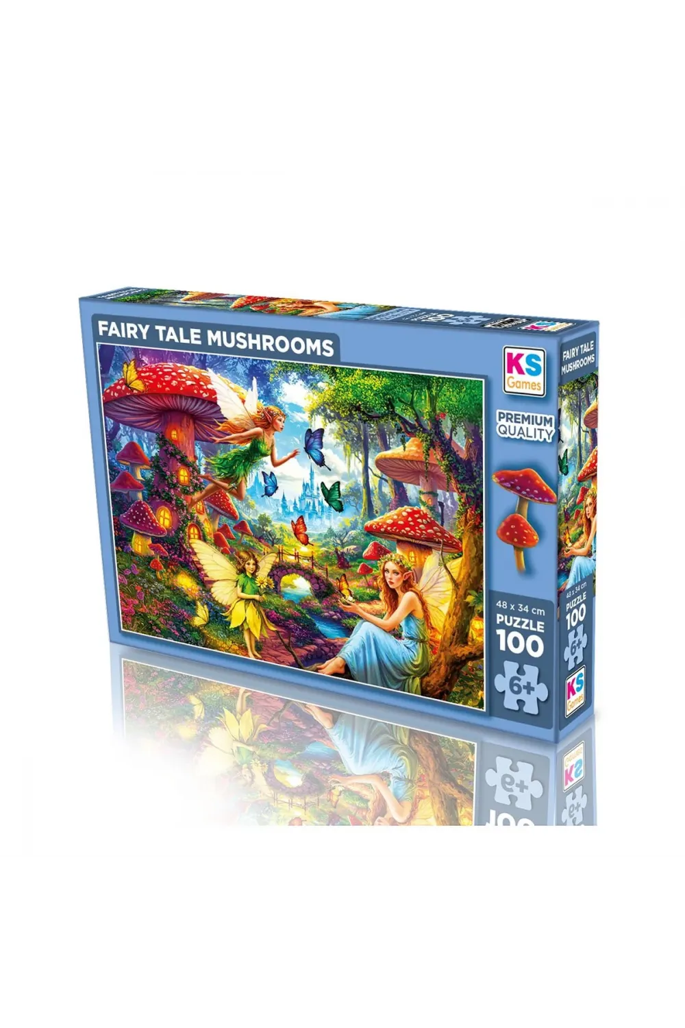 31502 FAIRY TALE MUSHROOMS 100 PARÇA PUZZLE