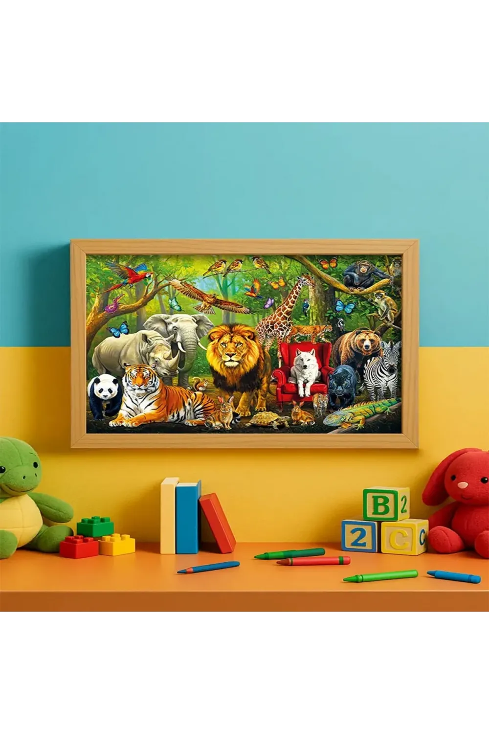31504 FOREST ANIMALS 100 PARÇA PUZZLE