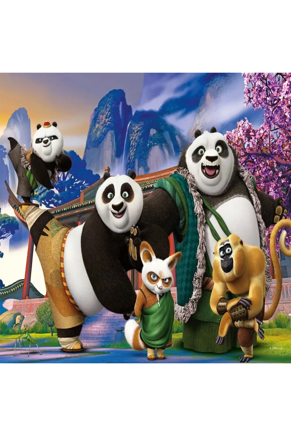 KP 714 KUNG FU PANDA PUZZLE 100 PRÇ