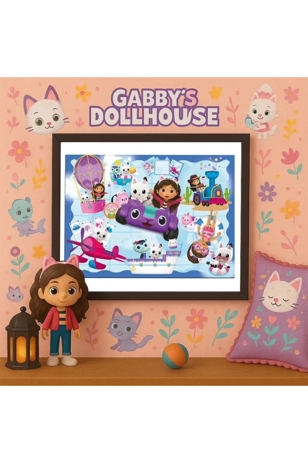 GB 714 GABBYS DOLLHOUSE PUZZLE 100 PRÇ