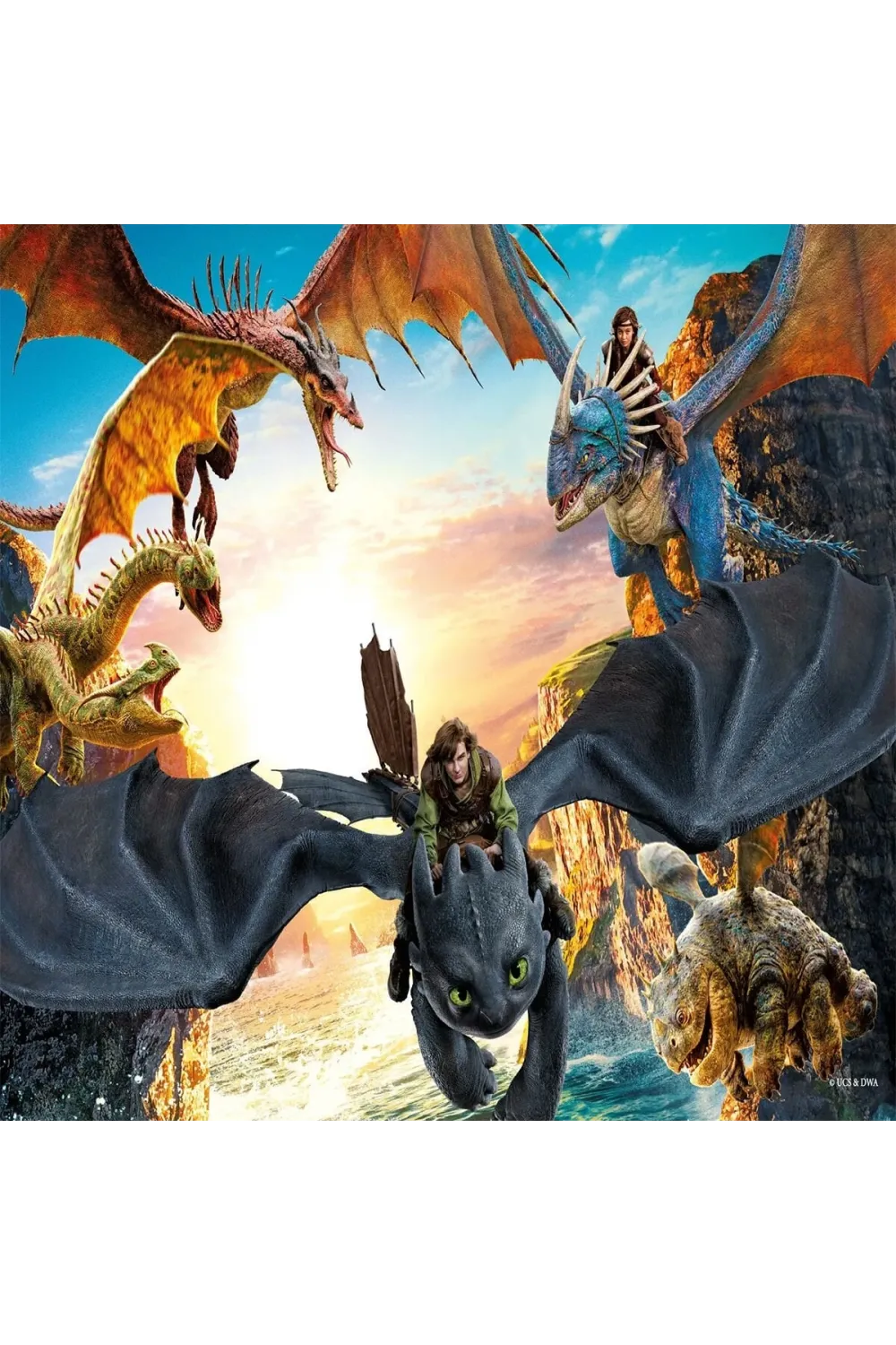 HD 714 HOW TO TRAIN YOUR DRAGON PUZZLE 100 PRÇ