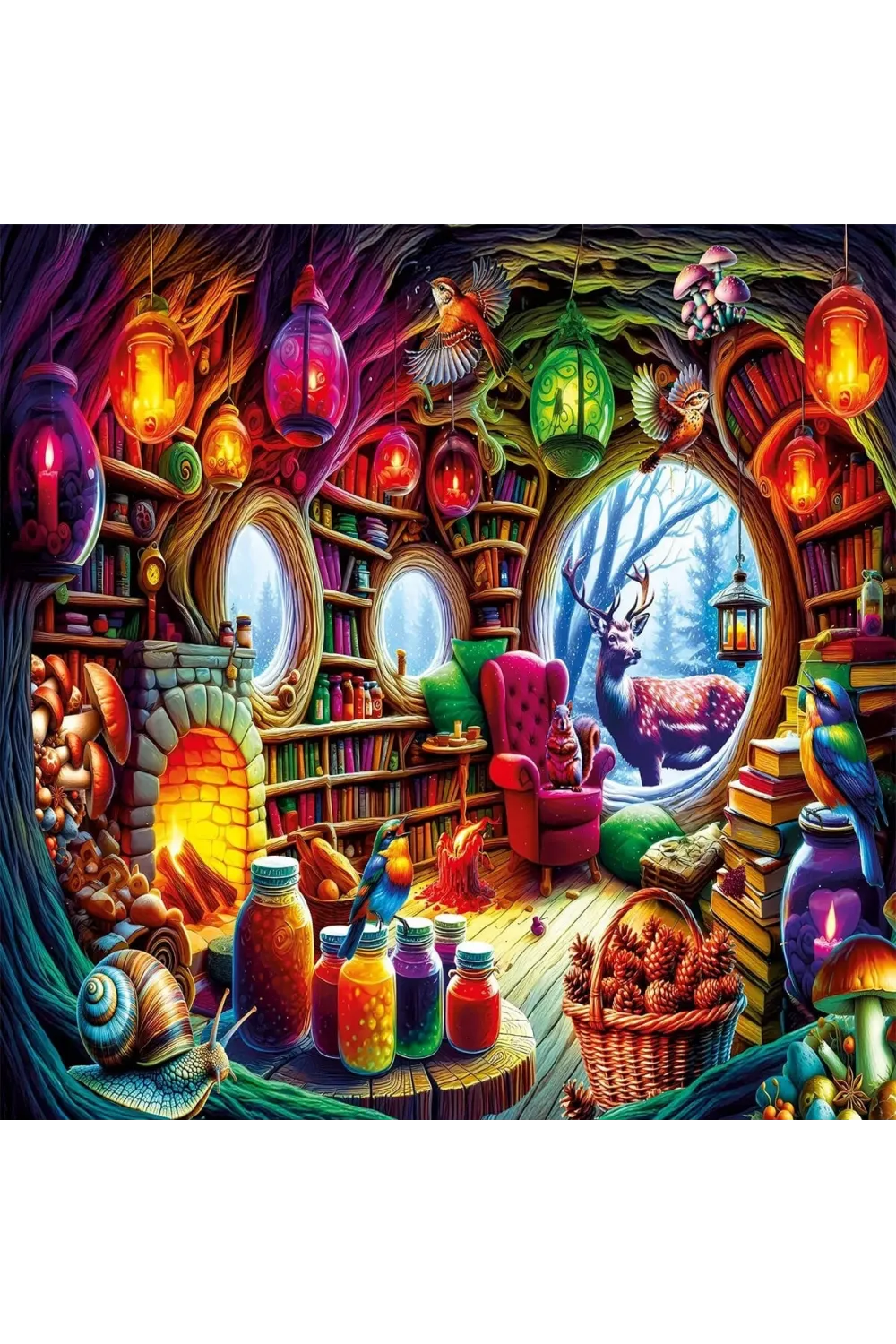 20826 PUZZLE 1000 Mystical House in the Forest