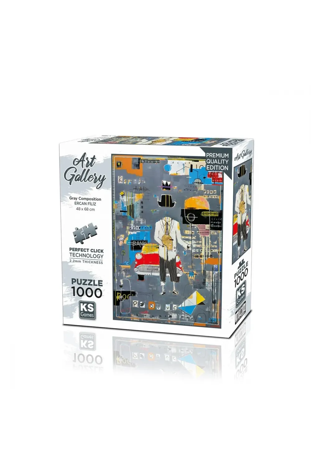 20684 PUZZLE 1000 Gray Composition