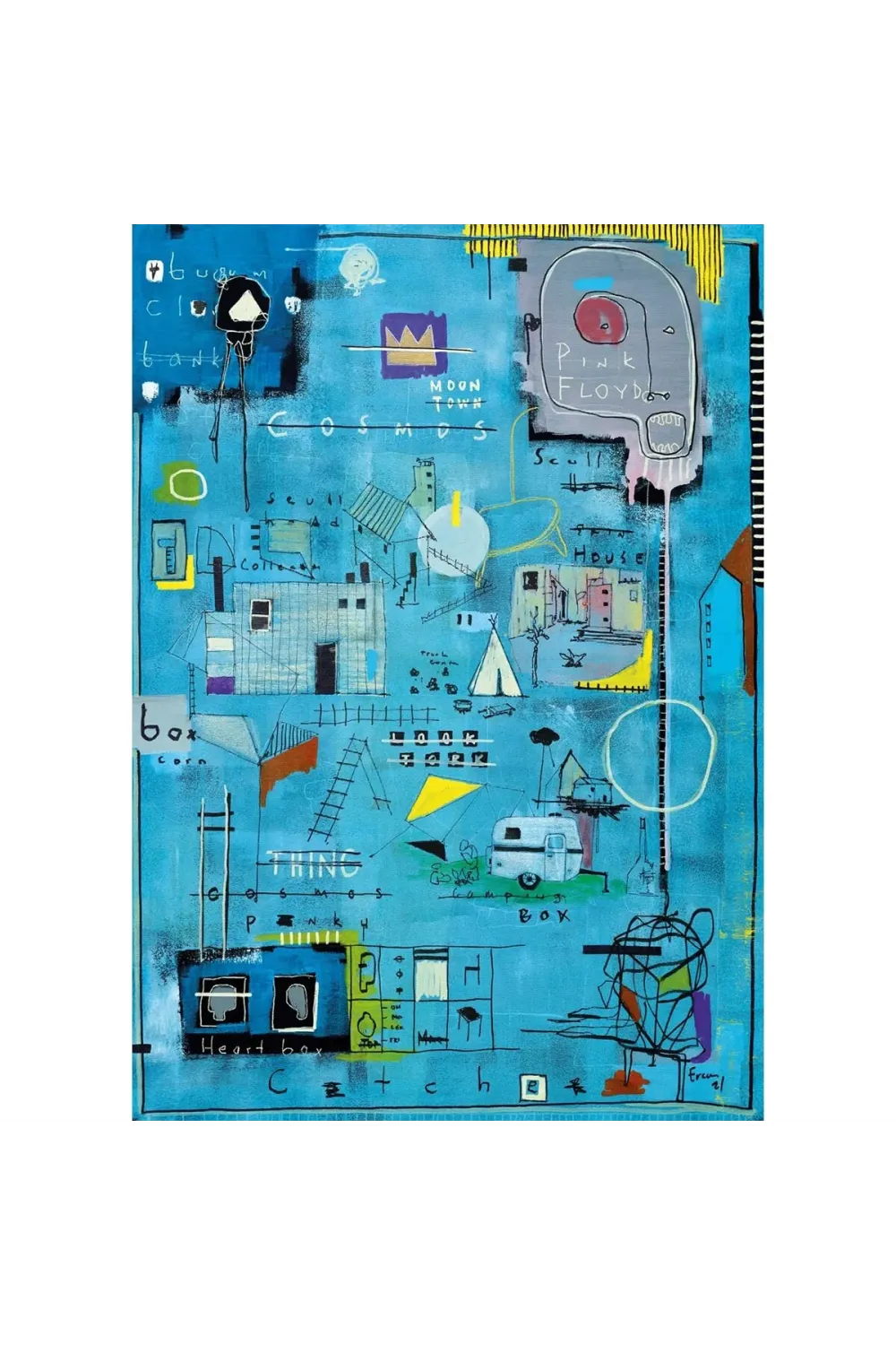 20685 PUZZLE 1000 Blue Composition