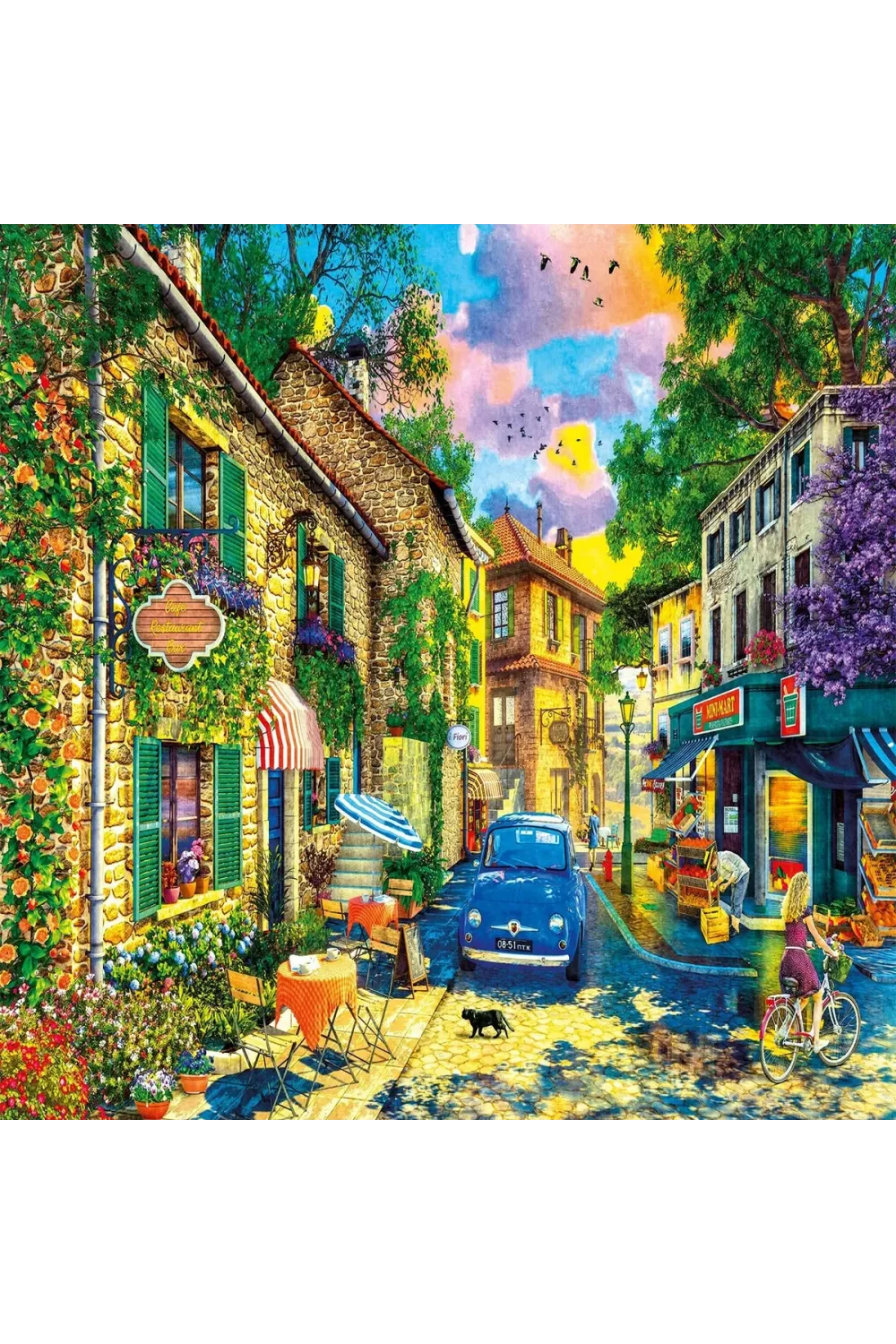 20820 PUZZLE 1000 Village in the Med