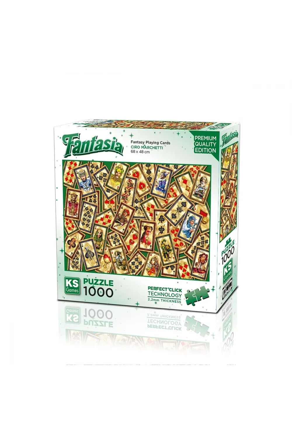 20845  PUZZLE 1000 Fantasy Playing Cards