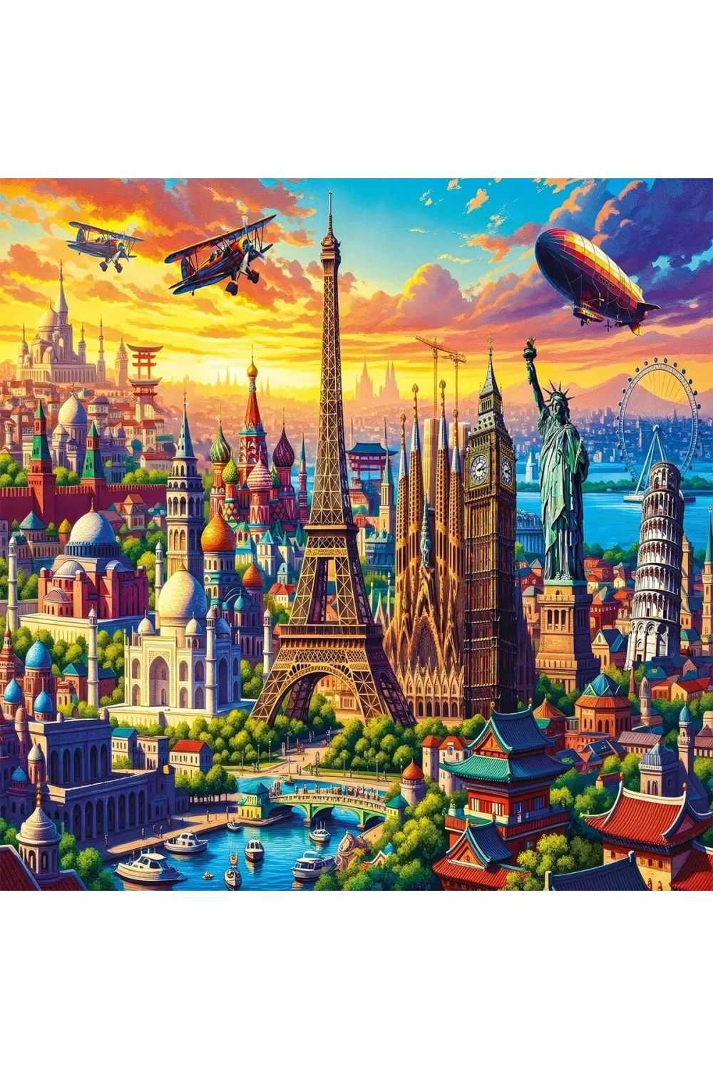 20854 PUZZLE 1000 One World City