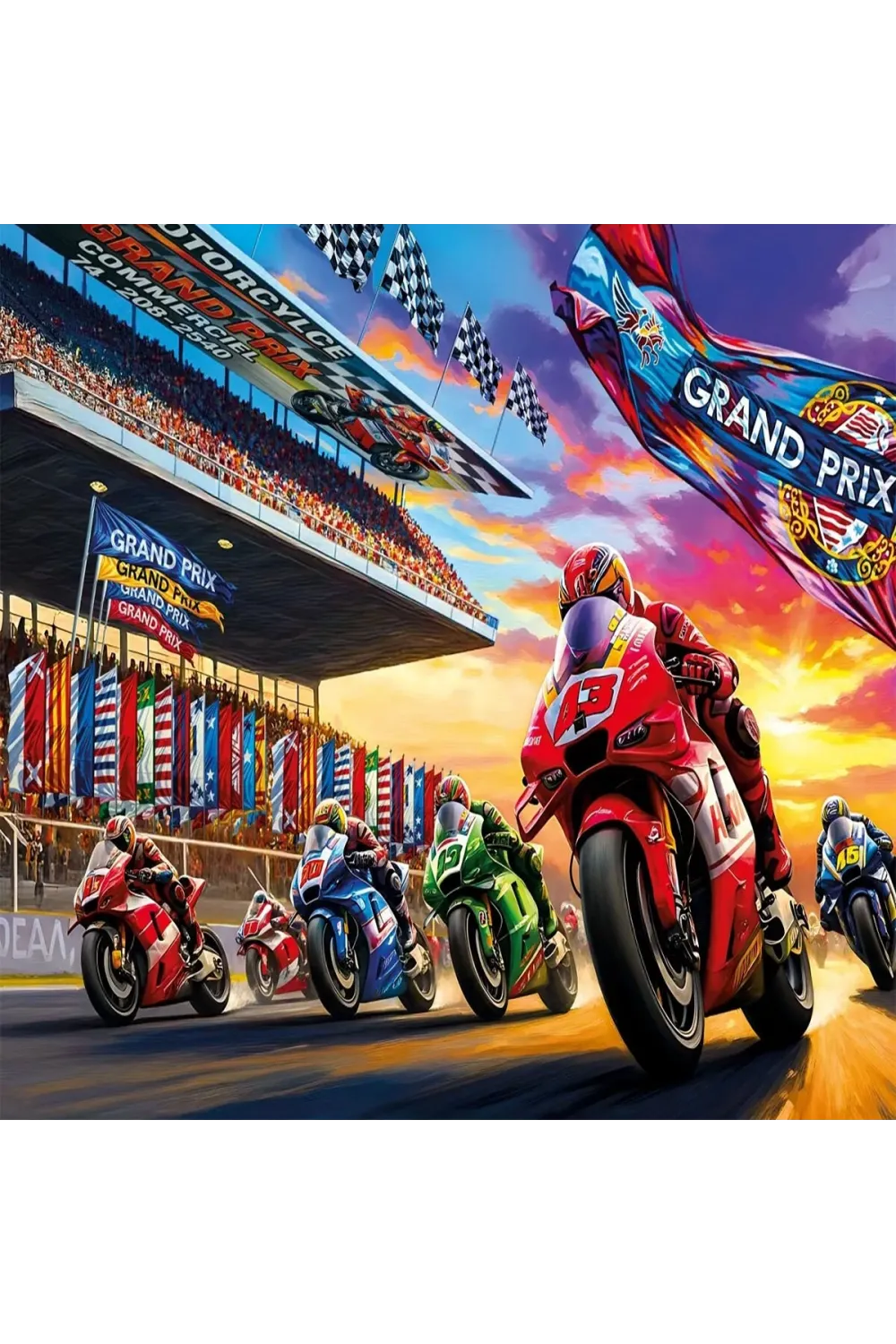 31753 MOTOR RACİNG 50 PARÇA PUZZLE