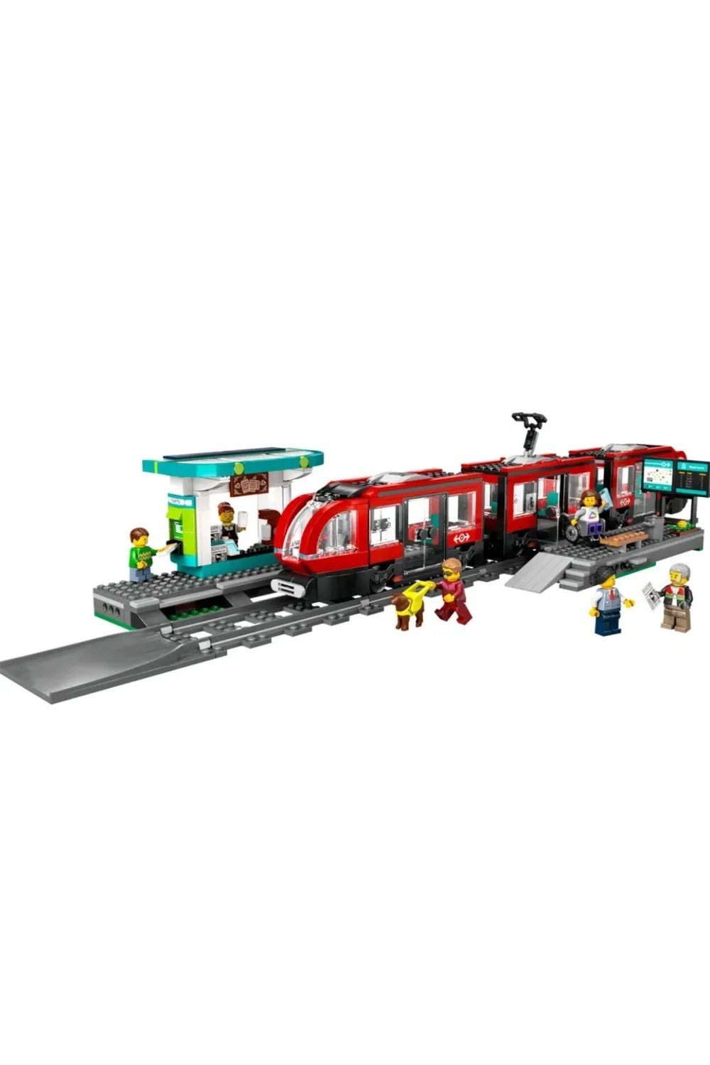 60423 Lego City Şehir Merkezi Tramvay İstasyonu 811 parça +7 yaş