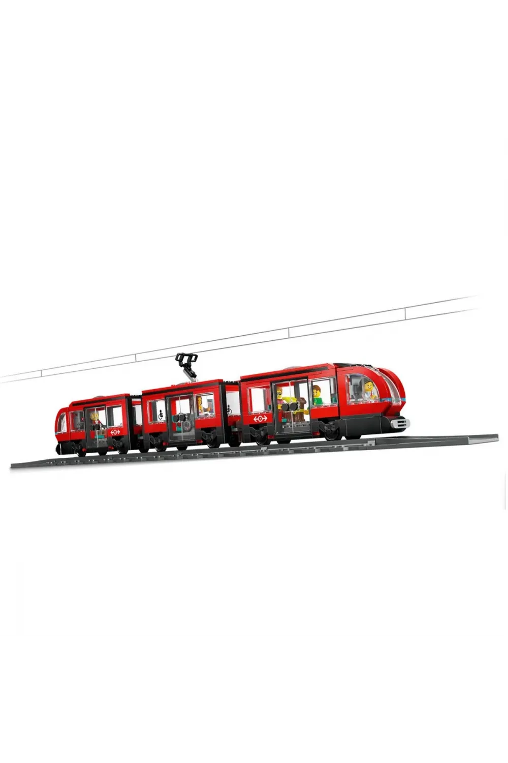 60423 Lego City Şehir Merkezi Tramvay İstasyonu 811 parça +7 yaş