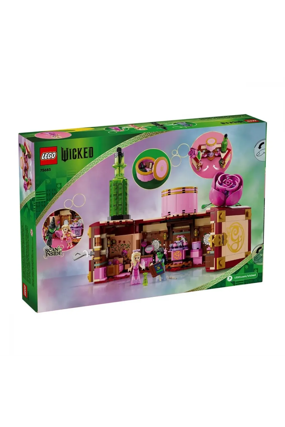 75683 Lego Wicked - Elphaba ve Glindanın Yurdu 740 parça +8 yaş