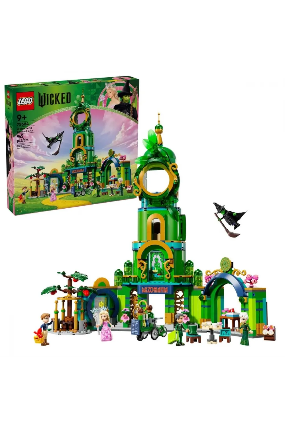 75684 Lego Wicked - Emerald Cityye Hoş Geldiniz 945 parça +9 yaş