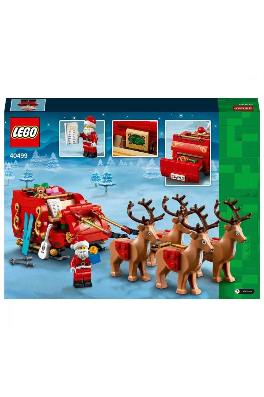 40499 Lego Noel Babanın Kızağı 343 parça +9 yaş