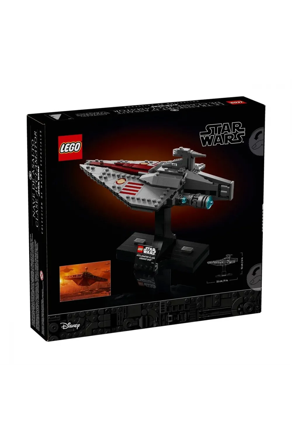 75404 Lego Star Wars - Acclamator Sınıfı Hücum Gemisi 450 Parça +18 Yaş