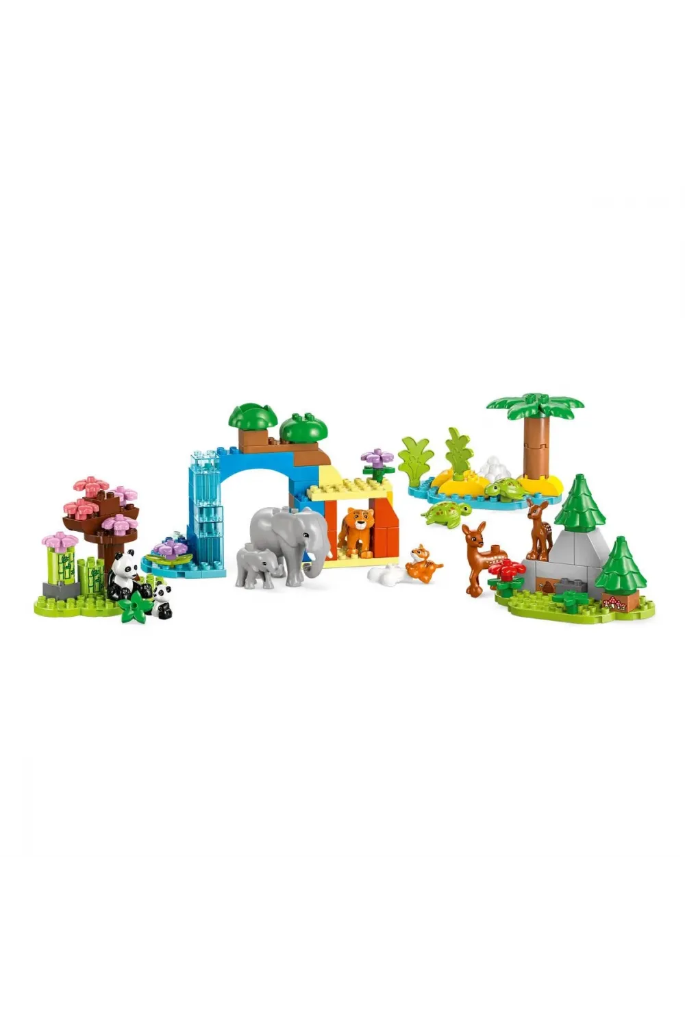 10446 Lego Duplo 3ü1 Arada Vahşi Hayvan Aileleri 92 parça +2aş