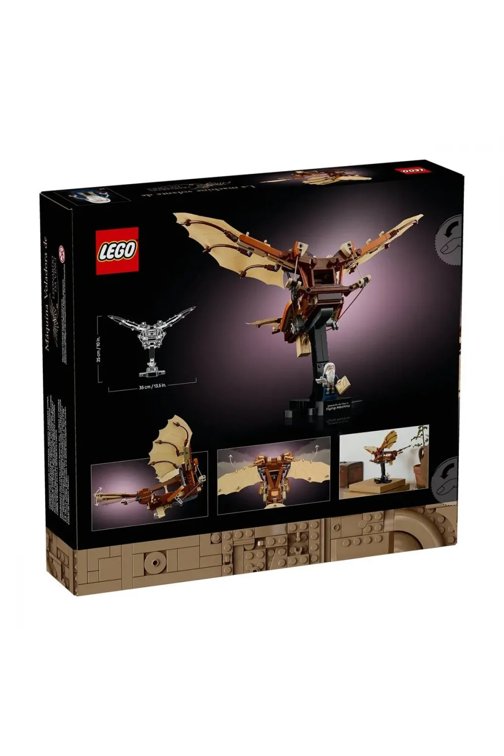 10363 Lego icons - Leonardo da Vincinin Uçan Makinesi 493 parça +18 yaş