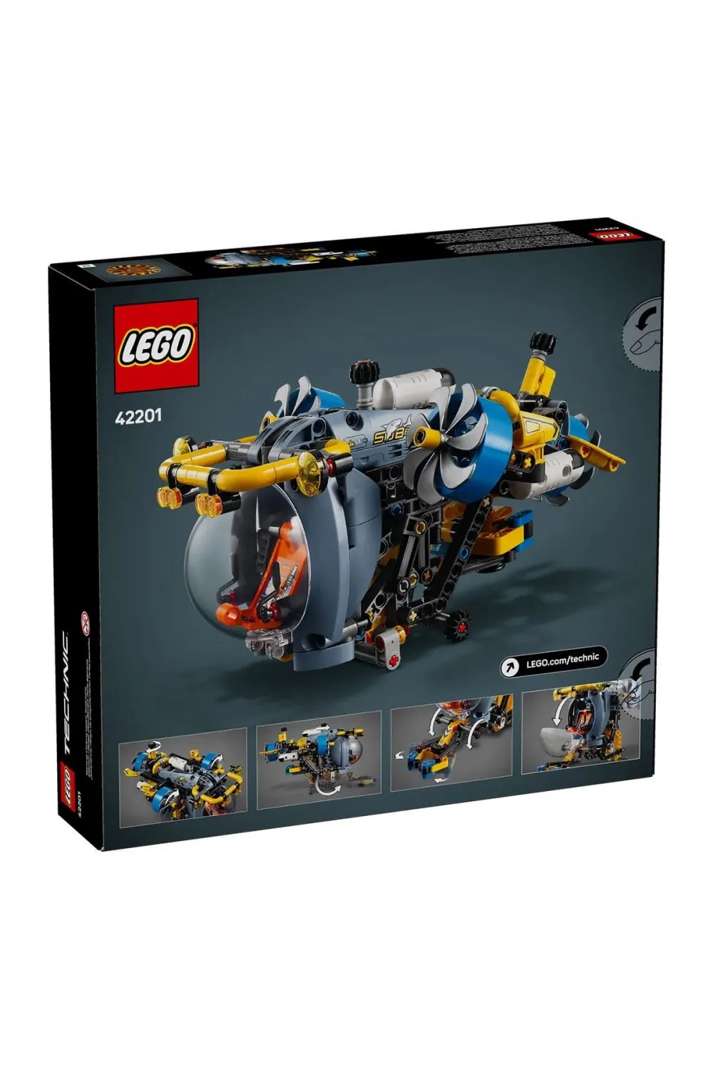 42201 Lego Technic Derin Deniz Araştırma Denizaltısı 413 parça +9 yaş