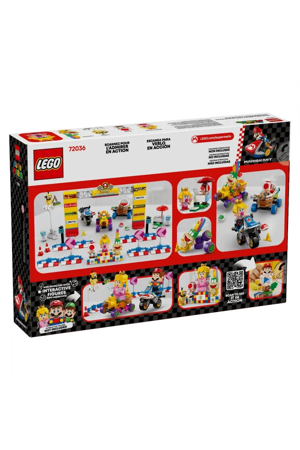 72036 Lego Super Mario - Baby Peach ve Grand Prix Seti 823 parça +8 yaş