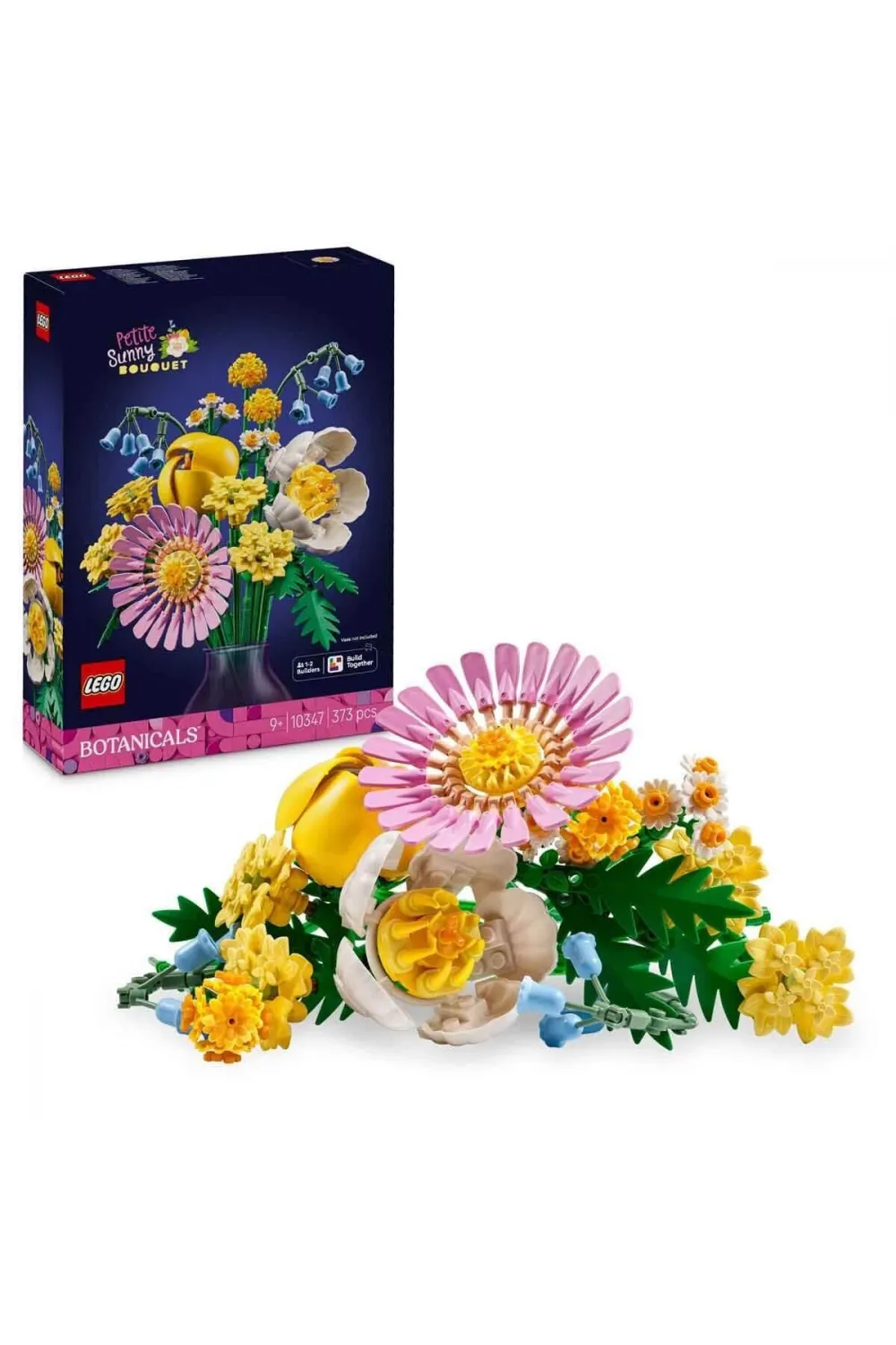 10347 Lego iconic Botanicals Pembe Çiçek Buketi 373 parça +9 yaş