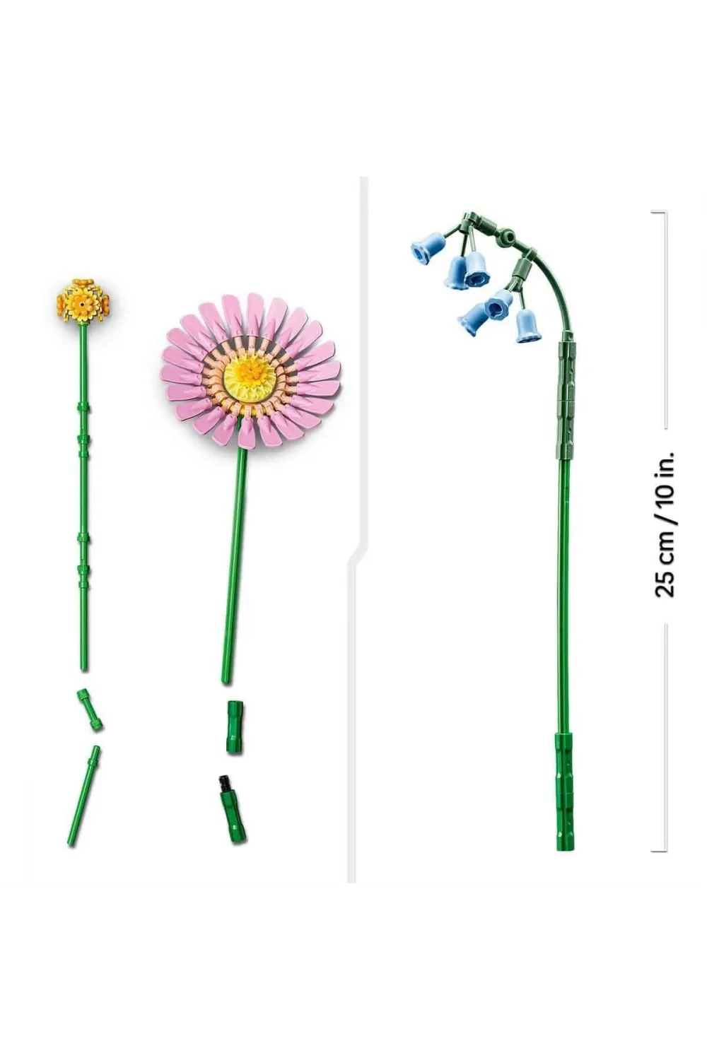 10347 Lego iconic Botanicals Pembe Çiçek Buketi 373 parça +9 yaş