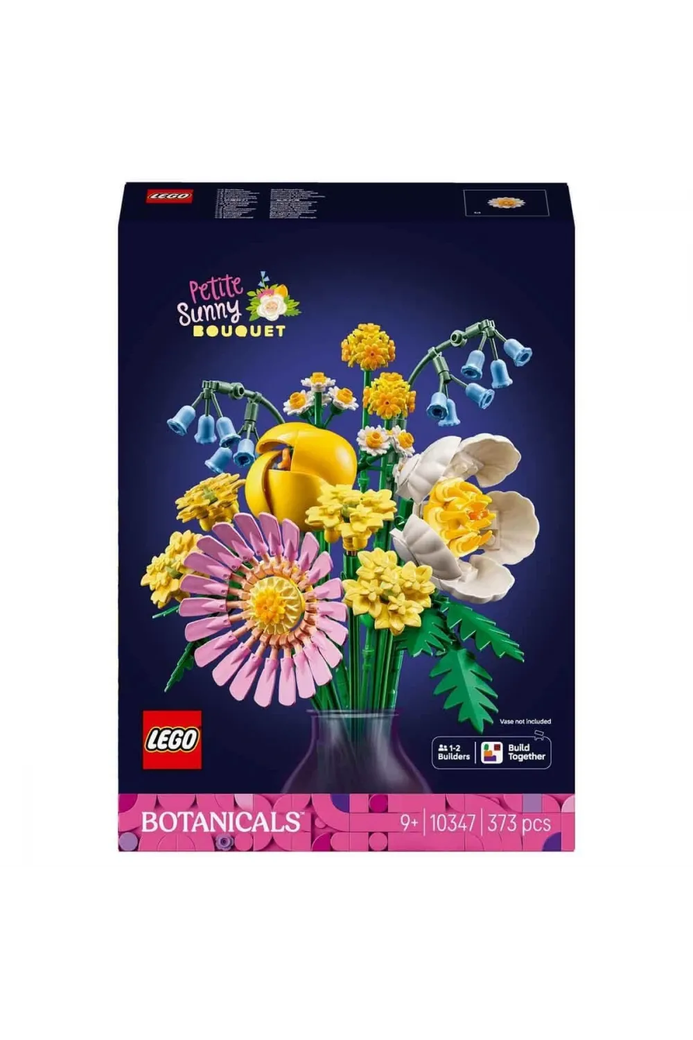 10347 Lego iconic Botanicals Pembe Çiçek Buketi 373 parça +9 yaş