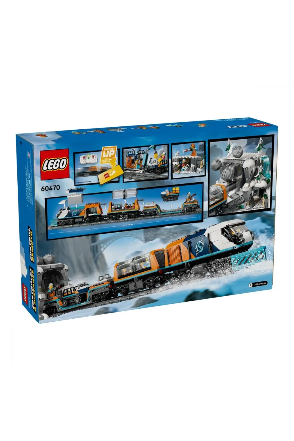 60470 Lego City Kaşif Treni 1517 parça +7 yaş