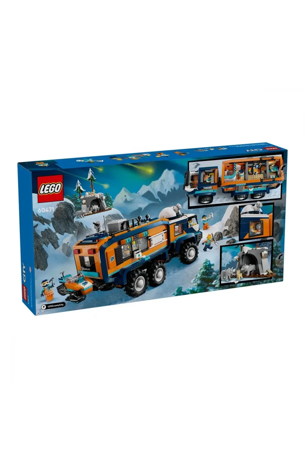 60471 Lego City Kutup Keşif Kamyonu 1064 parça +8 yaş