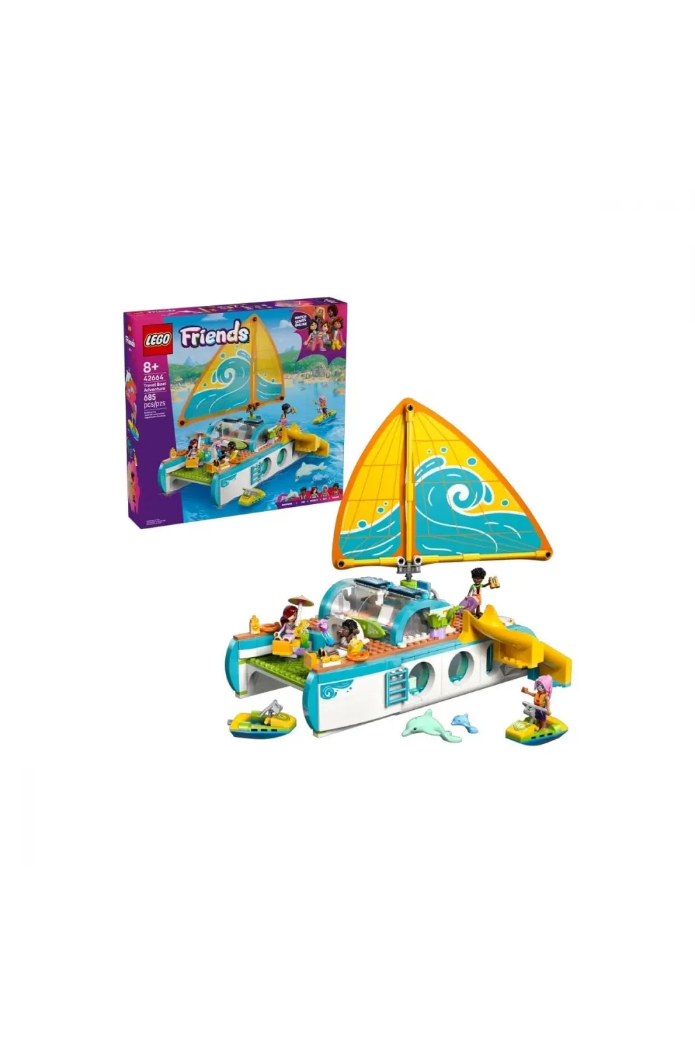 42664 Lego Friends Gezi Teknesi Macerası 685 parça +8 yaş