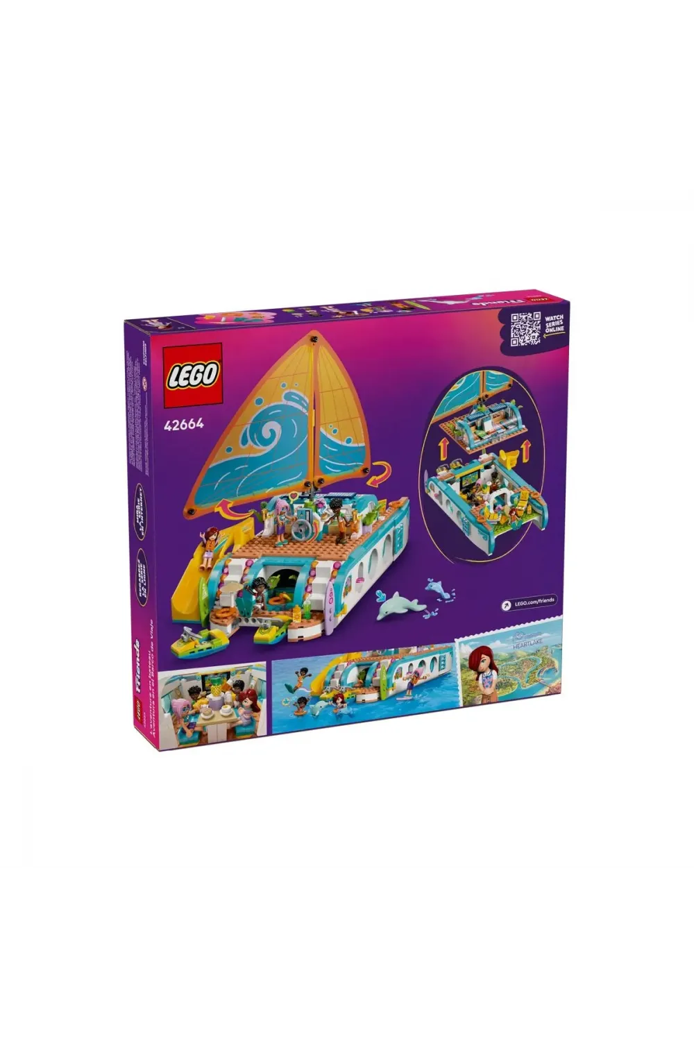 42664 Lego Friends Gezi Teknesi Macerası 685 parça +8 yaş