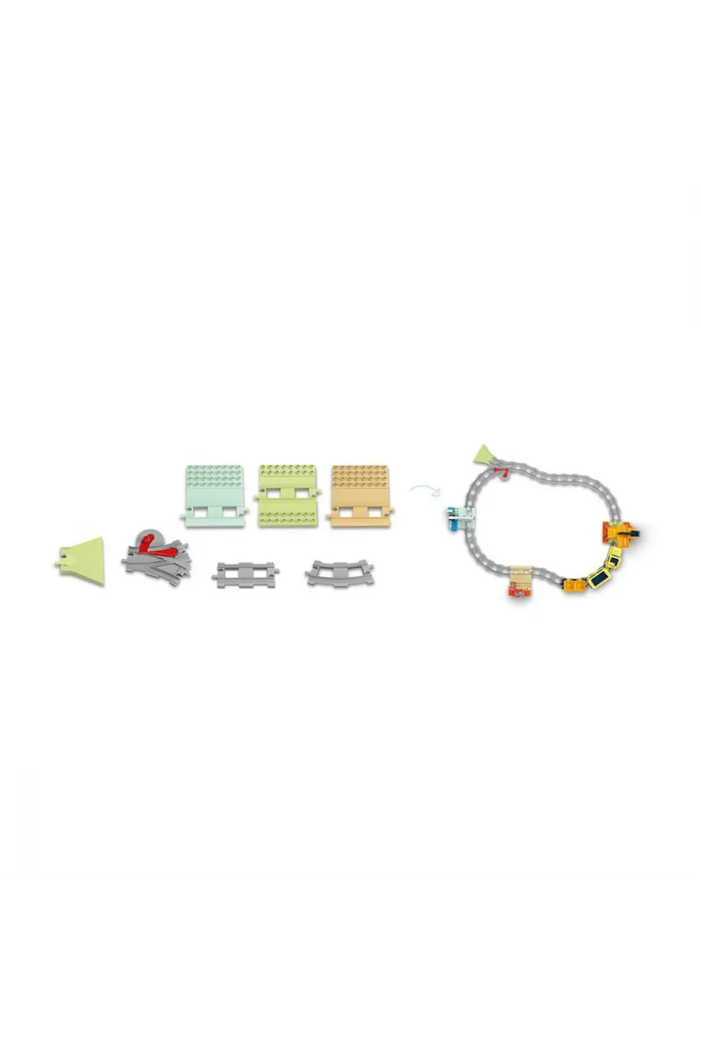 10428 Lego Duplo  Büyük İnteraktif Mahalle Treni 103 parça +3 yaş