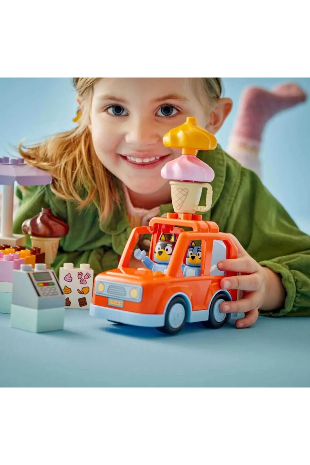 10458 Lego Duplo Bluey ile Dondurma Gezisi 22 parça +2 yaş