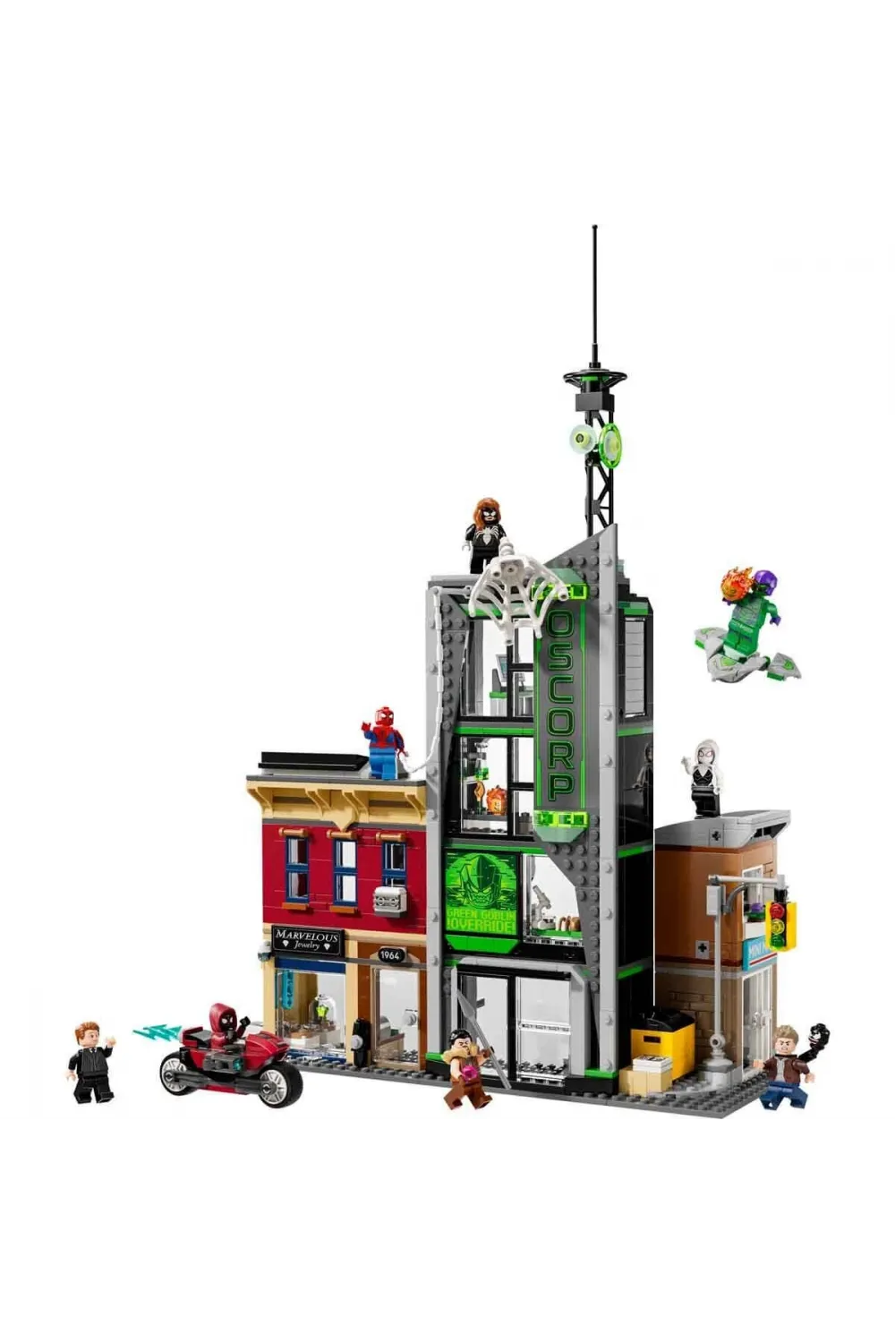 76324 Lego Marvel Örümcek Adam, Oscorpa Karşı 808 parça +10 yaş