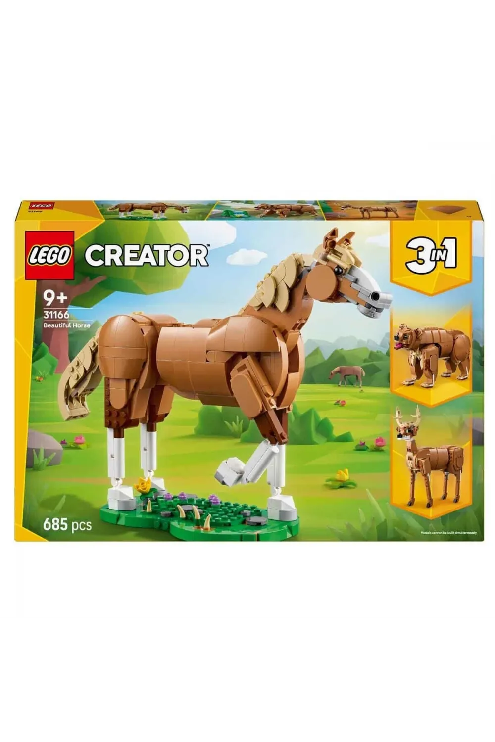 31166 Lego Creator 3in1 - Güzel  At 685 parça +9 yaş