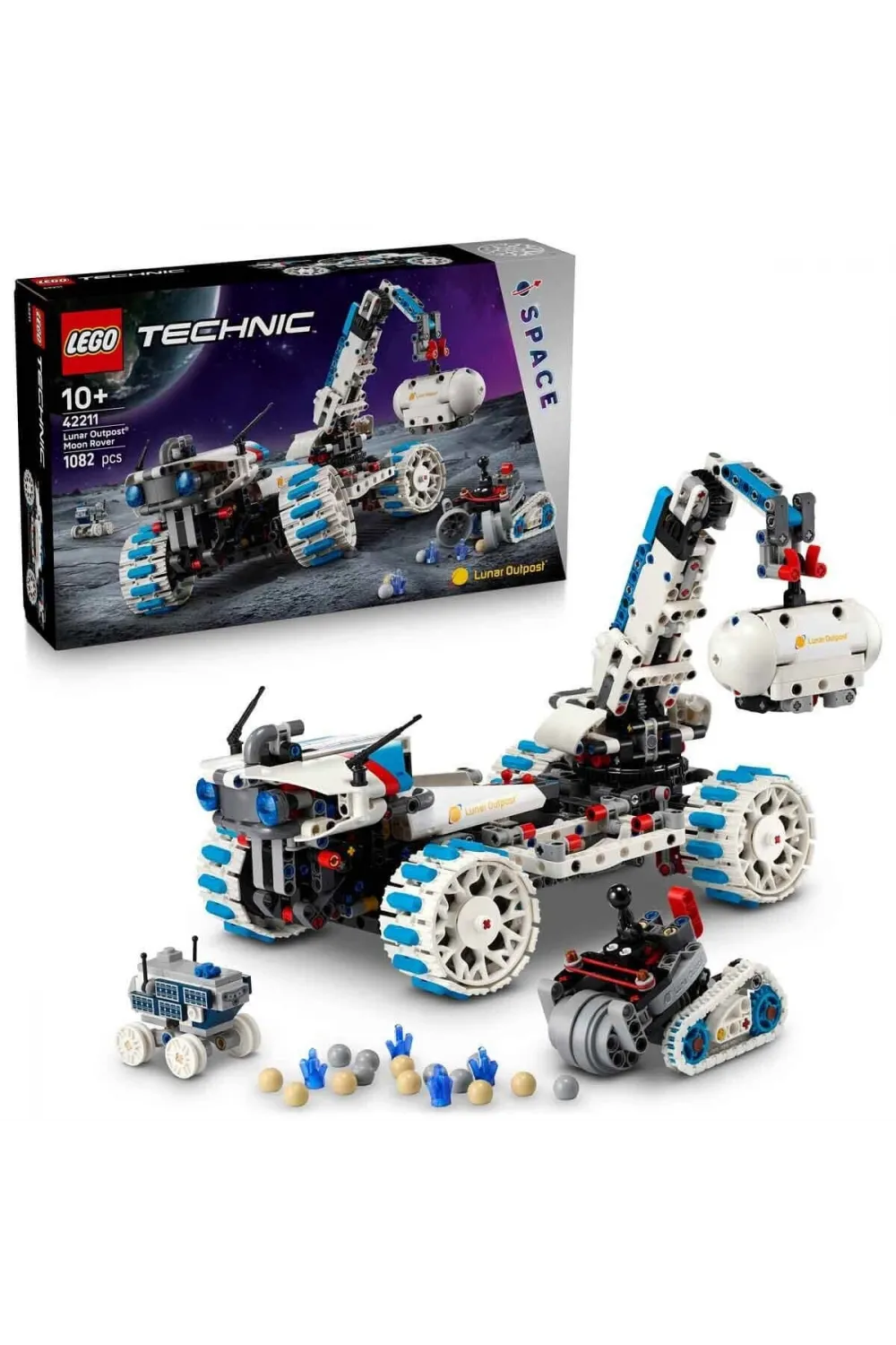 42211 Lego Technic Lunar Outpost Ay Gezgini Uzay Aracı 1082 parça +10 yaş