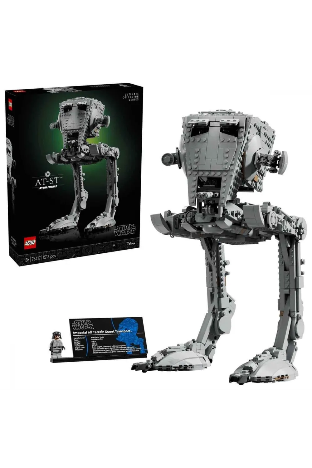 75417 LEGO® Star Wars™ - AT-ST™ Walker 1513 parça +18 yaş