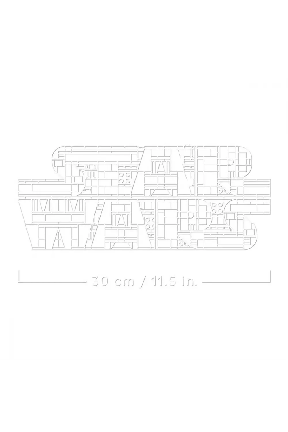 75407 Lego Star Wars - Star Wars Logosu 700 Parça +18 Yaş