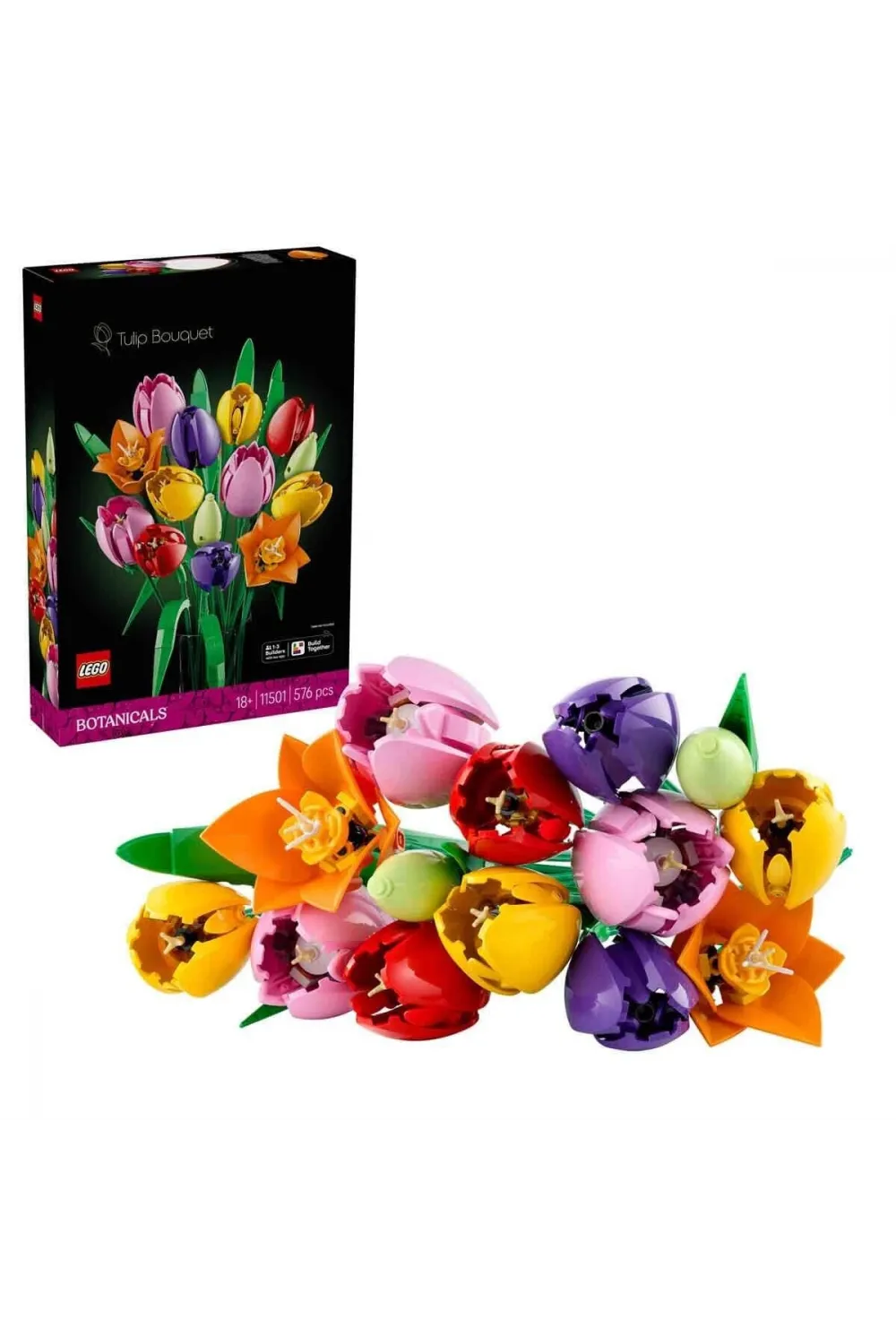 11501 Lego Botanicals Lale Buketi 576 parça +18 yaş