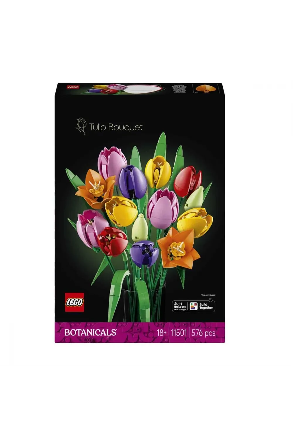 11501 Lego Botanicals Lale Buketi 576 parça +18 yaş