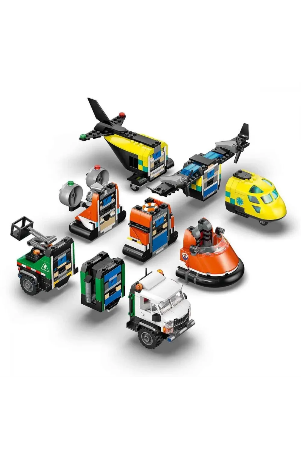 60505 Lego City Uçak, Servis Kamyonu ve Hoverkraft 990 parça +7 yaş